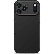 Decoded Antimicrobial Silicone Back Cover iPhone 17 Pro Max Phantom Black