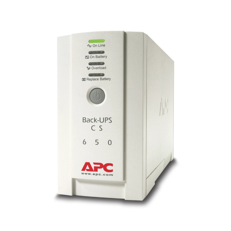 APC Back-UPS BK650EI - 650VA, 4x C13 izeja, USB, bezmaksas režīms, 0.65 kVA, 400 W, sinusoidāls, 160 V, 286 V