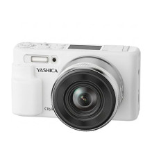Yashica City 200 digitālā kompaktkamera, 10x optiskā tālummaiņa, balta