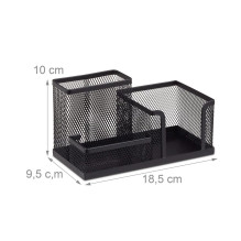 Relaxdays Desk Organizer Black