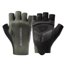 ROCKBROS Cycling Gloves Spring / Summer / Autumn, Short Fingers, Size L - Green