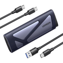 UGREEN USB 3.2 Gen 2 M.2 NVMe &amp; SATA SSD Enclosure Tool-Free External Hard Drive Case