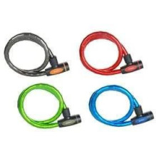 Master Lock 8228EURDPRO regulējams troses slēdzene, 1,8 m, melna