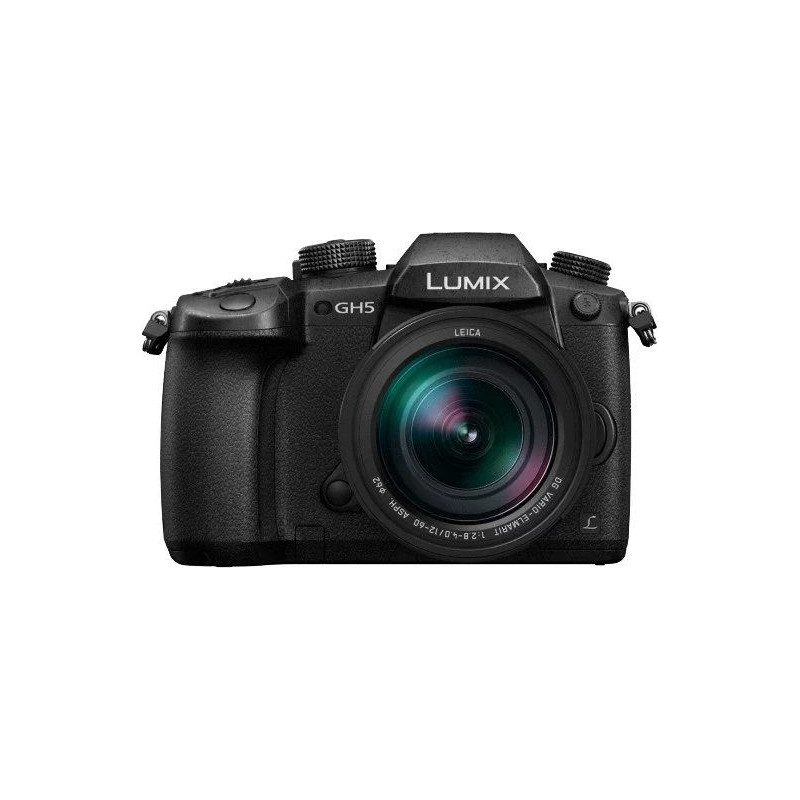 Panasonic Lumix DC-GH5LEG-K bezspoguļa kamera ar Leica 12-60mm f / 2.8-4 objektīvu, 20,3MP Micro Four Thirds, 4K 60p vid