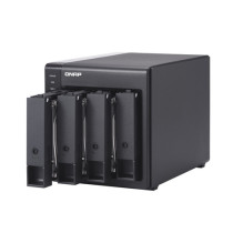 4-Bay QNAP TR-004 – 2.5 / 3.5 Zoll – nuoseklusis ATA II – 0,1,5,10,JBOD – 3.2 Gen 1 (3.1 Gen 1) – USB Typ-C Gehäuse