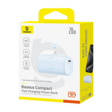 Baseus OS-Baseus Compact IP Powerbank Power bank 5000mAh 20W / zils
