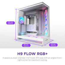 NZXT H9 Flow RGB 2025 Computer case NZXT H9 Flow RGB 2025 Computer case