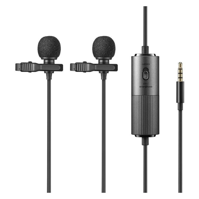 Godox LMD-40C Divu kanālu lavaljē mikrofons 4m