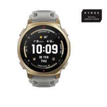 Amazfit T-rex 3 Pro 3,35 cm (1,32 colio) AMOLED 44 mm Skaitmeninis 466 x 466 pikselių Jutiklinis ekranas Gold Wi-Fi GPS 