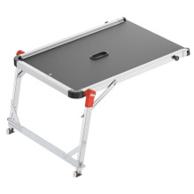 HAILO TP2 Pro kāpņu platforma - regulējama alumīnija darba platforma kāpnēm, 150 kg, EN 131