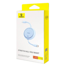 C tipo kabelis - C tipo Baseus Free2Draw spyruoklinis 480mb / s, 100W, 1m, Blue C tipo kabelis - C tipo Baseus Free2Draw spyruoklinis 480mb / s, 100W, 1m, Blue
