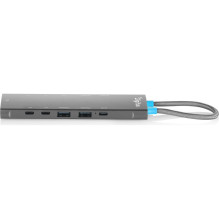 Dokavimo stotis Digitus USB-C 11 prievadų, HDMI 8K / 30Hz + HDMI 4K / 60Hz, 3x USB-A + 2x USB-C 3.2 Gen1, 2x USB-A 2.0, 