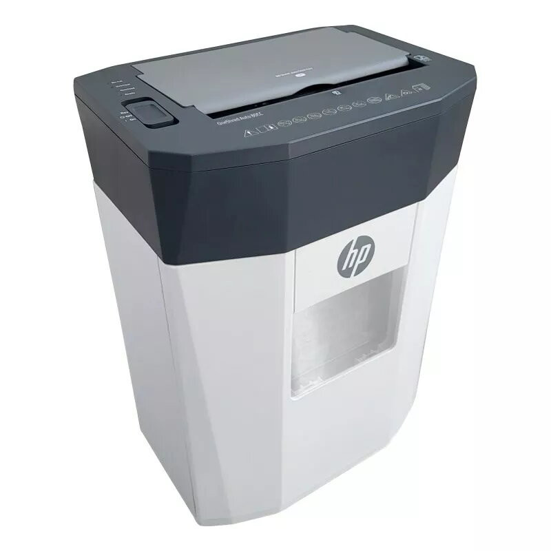 HP OneShred Auto 80CC papīra smalcinātājs, šķērsgriešana, 68 dB, 22 cm, balts