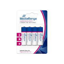 MEDIARANGE MRBAT144 Carbon-Zinc AA Battery 1,5V 4-Pack