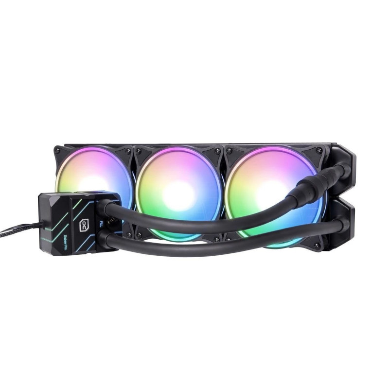 Alphacool Eisbaer Pro Aurora 360 šķidruma dzesētājs procesoriem 12 cm Balts, Melns 1 gab.