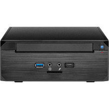Inter-Tech MW-02 korpusas Mini-ITX, USB 3.0 (Tipas A+C), Black, kortelių skaitytuvas