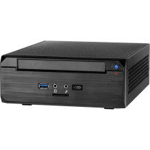 Inter-Tech MW-02 korpusas Mini-ITX, USB 3.0 (Tipas A+C), Black, kortelių skaitytuvas