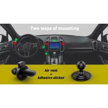 Tellur Gravity CMH20 automobilio telefono laikiklis, juodas
