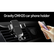 Tellur Gravity CMH20 automobilio telefono laikiklis, juodas