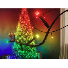 Kalėdinė girlianda - Twinkly Strings 750 RGB Black Lights, 60 m, 750 LED, IP44, Wi-Fi, Bluetooth
