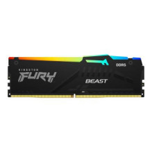 RAM Modulis - Kingston FURY Beast RGB 128 GB 2×64 GB 5600 MHz Juoda RAM Modulis - Kingston FURY Beast RGB 128 GB 2×64 GB 5600 MHz Juoda