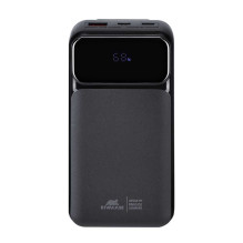 Rivacase VA2221 (20000 mAh) black, QC / PD 3 built-in cables