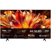 Televizorius, TCL, 65 colių, 4K Ultra HD, 3840 x 2160 pikselių, plokščias, 16:9, QLED, 65QLED780L