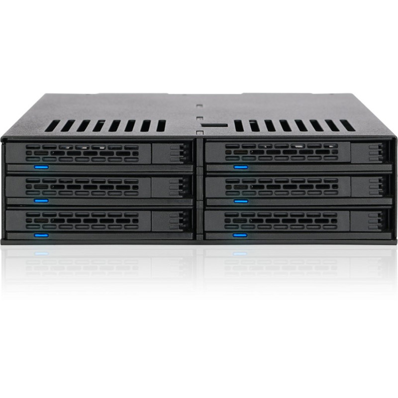 Kieszeń Icydock IcyDock 6x 2.5 SATA / SAS į 1x 5.25 lizdo neįsukama mobilioji dėžutė