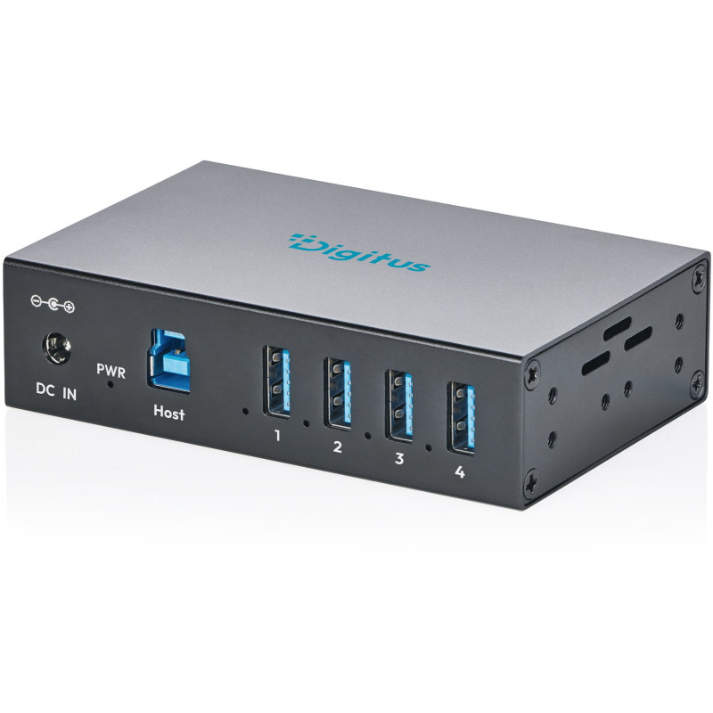 USB Hub Digitus Industrial USB 3.2 Gen 1, 4-port (DA-70260)