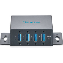 USB hub Digitus Compact industrial USB 3.2 Gen 1 hub, 4-port (DA-70263) USB hub Digitus Compact industrial USB 3.2 Gen 1 hub, 4-port (DA-70263)
