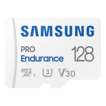 "MicroSD" kortelė - Samsung PRO Endurance 128 GB Balta