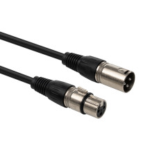 XLR Garso Kabelis - Lindy 35701 1 m XLR Kabelis Juoda XLR Garso Kabelis - Lindy 35701 1 m XLR Kabelis Juoda