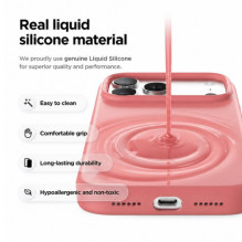 "TM MagSafe Silicone" skirtas iPhone 18 Pro / Bright Guava Pink /