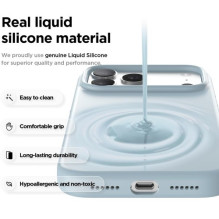 "TM MagSafe Silicone" skirtas iPhone 18 Pro / Winter Blue /
