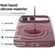 "TM MagSafe Silicone" skirtas iPhone 18 Pro Max / Cherry color /