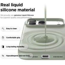 "TM MagSafe Silicone" skirtas iPhone 18 Pro Max / Military Green /