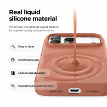 "TM MagSafe Silicone" skirtas iPhone 18 Pro Max / Terra Cotta /