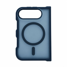 Evelatus Apple iPhone Duo Silver-Shield Skin Feel 2-in-1 MagSafe Case Navy Blue
