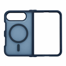 Evelatus Apple iPhone Duo Silver-Shield Skin Feel 2-in-1 MagSafe Case Navy Blue