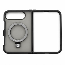 Evelatus Apple iPhone Duo Shield Case With MagSafe &amp; Stand Matte Ring Smoke Grey