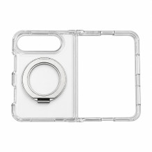 Evelatus Apple iPhone Duo Hybird Case With Magsafe PC+TPU 360 Metal Stand Transparent