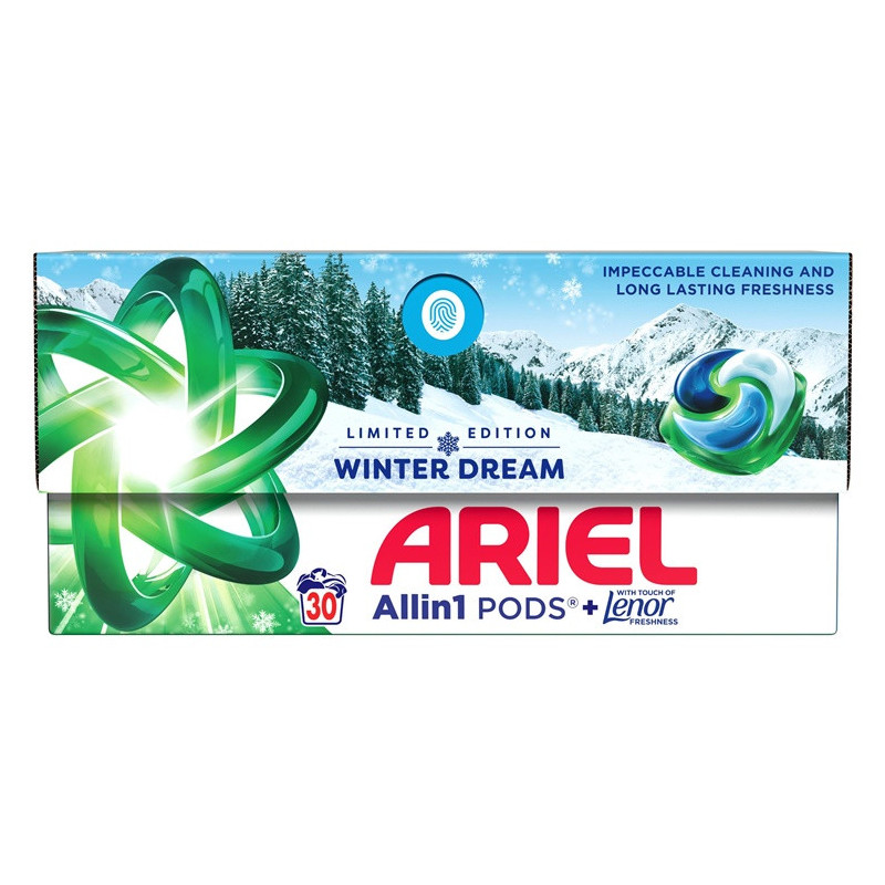Ariel Winter Dream Laundry Capsules, 30 pcs.