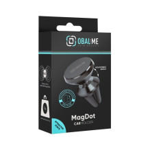 Automobilinis telefono laikiklis OBAL:ME MagDot Magnetic Car Holder (air vent) juodas Automobilinis telefono laikiklis OBAL:ME MagDot Magnetic Car Holder (air vent) juodas
