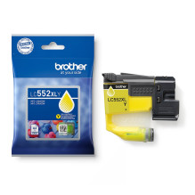 Rašalo kasetė - Brother LC552XLY Geltona 1 500 puslapių Rašalo kasetė - Brother LC552XLY Geltona 1 500 puslapių