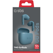 Belaidės ausinės - SBS Go Pods TWS, žalia mėlyna Belaidės ausinės - SBS Go Pods TWS, žalia mėlyna
