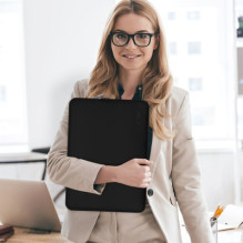 Nešiojamo kompiuterio dėklas - Tech-Protect NeoSlim 13-14" Juodas