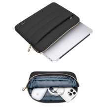 Nešiojamojo kompiuterio dėklas - Tech-Protect Puffy 15-16" Juodas
