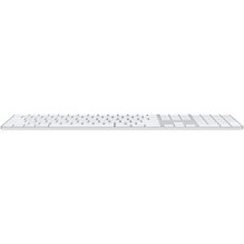 Klaviatūra - Apple Magic Keyboard Su Touch ID Ir Skaičių Klaviatūra, Rusiškas Išdėstymas, Balta