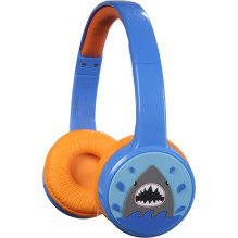 Wireless Headphones - Denver BTH-107BU, Blue, Bluetooth 5.3, 85 dB, 24 Hours, Wired Connection, Microphone