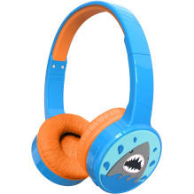 Wireless Headphones - Denver BTH-107BU, Blue, Bluetooth 5.3, 85 dB, 24 Hours, Wired Connection, Microphone